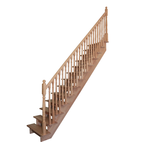 Маршевая деревянная лестница MODERN бук Маршевая деревянная лестница MODERN бук